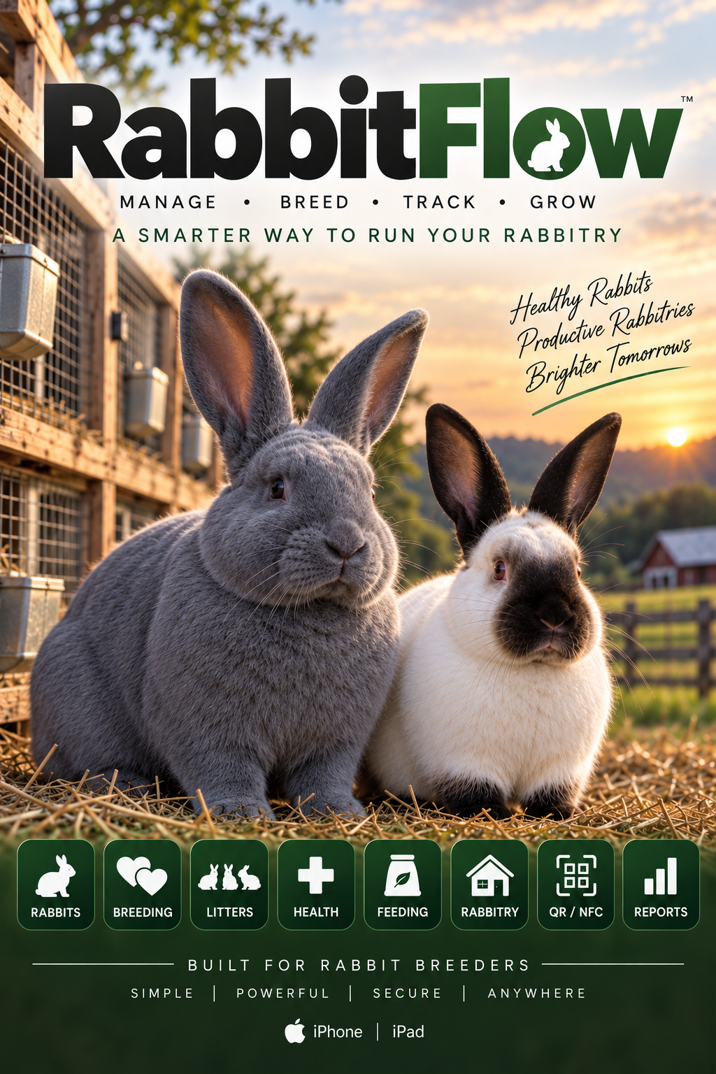 RabbitFlow rabbitry management